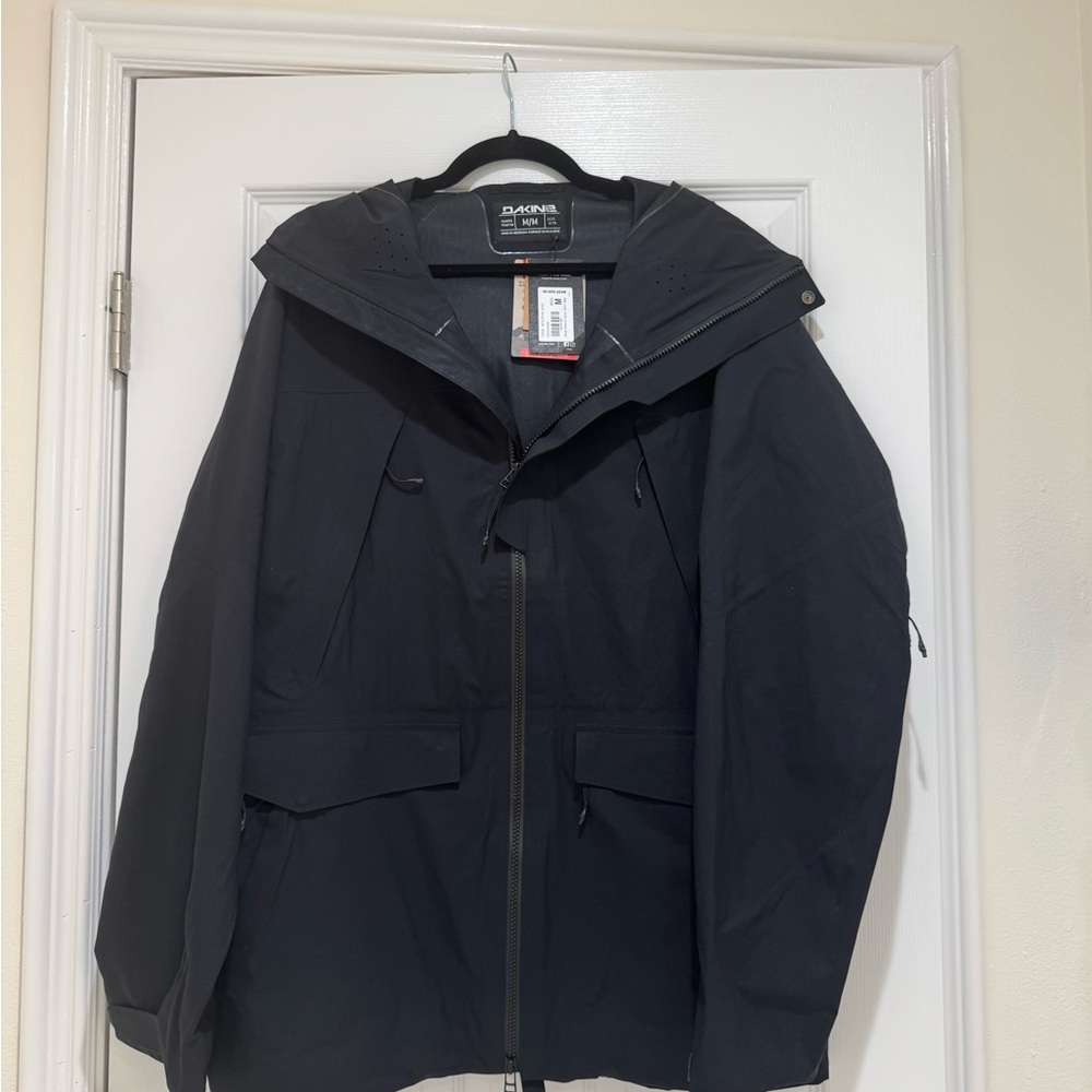 Dakine Sender 3L Snow Jacket Mens M, Black 20K Whaterproof Shell NWT